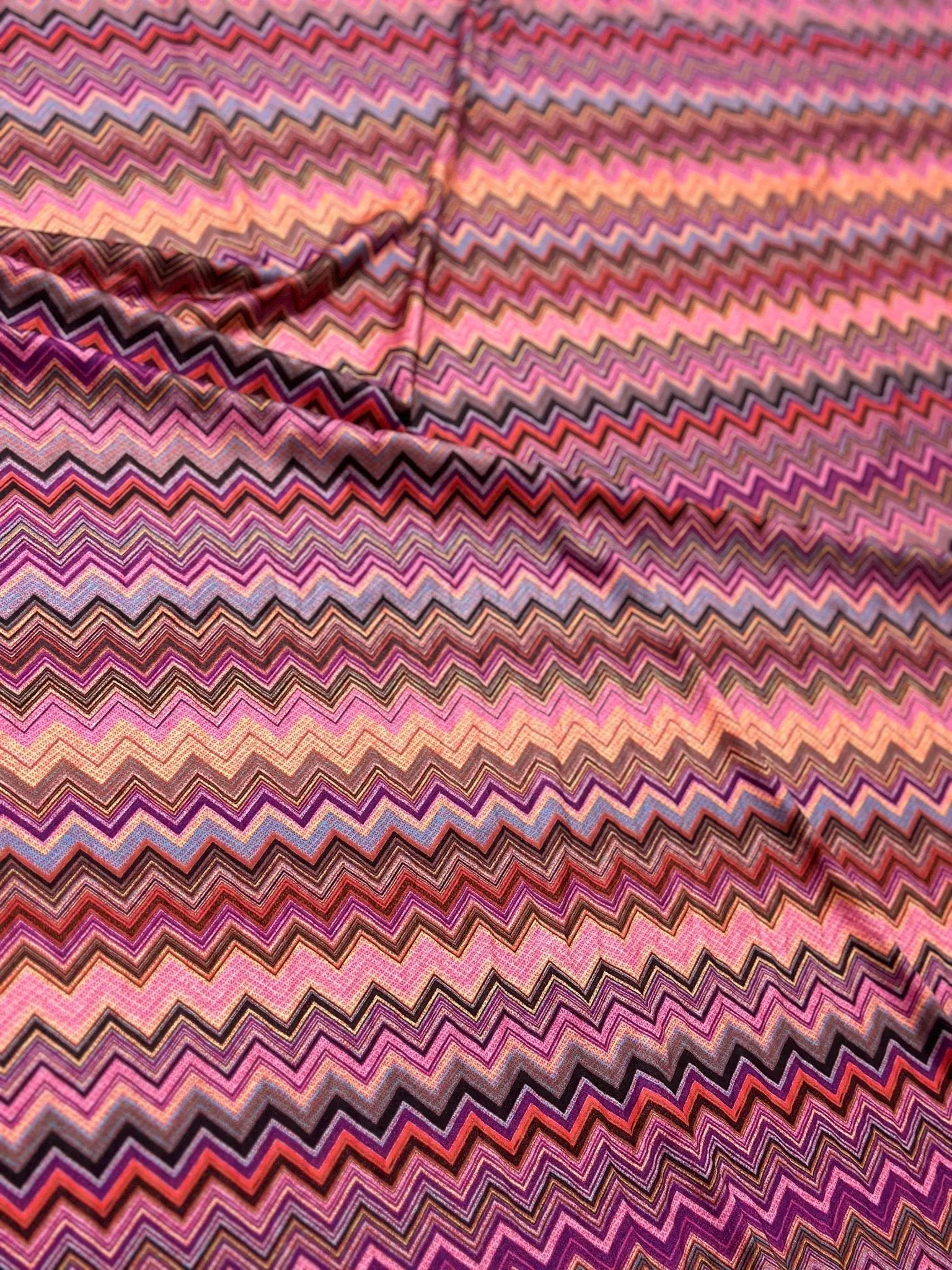 Zigzag Mesh Stretch Fabric - 4-Way Stretch Material for Versatile Use